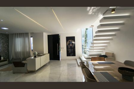 Sala de casa de condomínio à venda com 3 quartos, 240m² em Vargem Grande, Rio de Janeiro