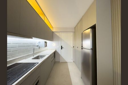 Cozinha de kitnet/studio para alugar com 1 quarto, 50m² em Setor Bueno, Goiânia