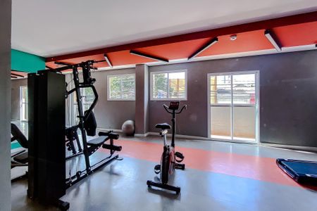 Apartamento para alugar com 28m², 1 quarto e sem vaga Apartamento para alugar com 28m², 1 quarto e sem vagaÁrea comum - Academia