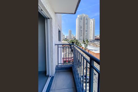 Varanda da Sala de apartamento para alugar com 1 quarto, 28m² em Vila Romana, São Paulo