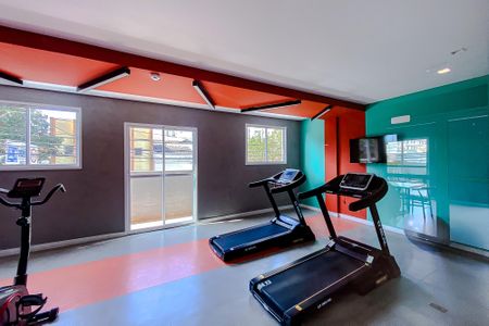 Apartamento para alugar com 28m², 1 quarto e sem vaga Apartamento para alugar com 28m², 1 quarto e sem vagaÁrea comum - Academia