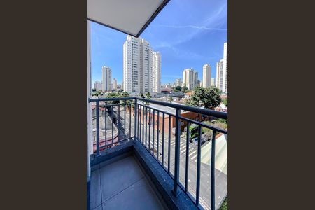 Varanda da Sala de apartamento para alugar com 1 quarto, 28m² em Vila Romana, São Paulo
