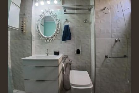 Banheiro da Suíte de apartamento para alugar com 2 quartos, 85m² em Santo Antônio, Belo Horizonte