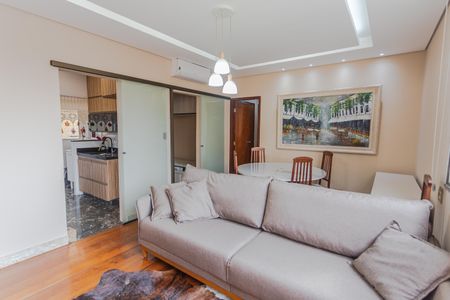Sala de apartamento para alugar com 3 quartos, 85m² em Santo Antônio, Belo Horizonte