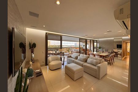 Sala de apartamento à venda com 3 quartos, 180m² em Barra da Tijuca, Rio de Janeiro