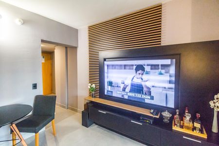 Sala  de apartamento à venda com 1 quarto, 28m² em Alphaville Industrial, Barueri