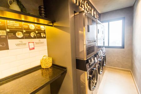Apartamento para alugar com 26m², 1 quarto e 1 vaga Apartamento para alugar com 26m², 1 quarto e 1 vagaLavanderia