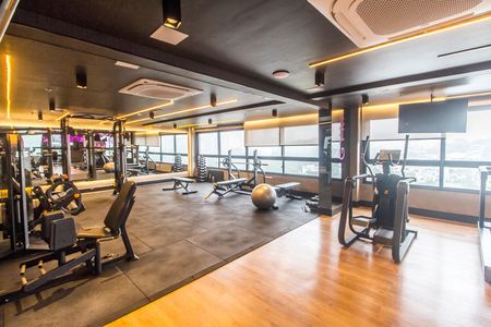Apartamento para alugar com 26m², 1 quarto e 1 vaga Apartamento para alugar com 26m², 1 quarto e 1 vagaAcademia