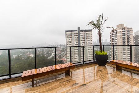 Apartamento para alugar com 26m², 1 quarto e 1 vaga Apartamento para alugar com 26m², 1 quarto e 1 vagaRooftop