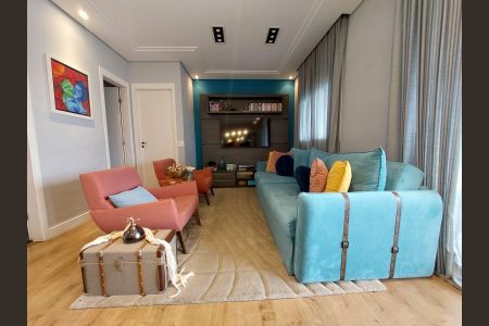 Sala de apartamento à venda com 3 quartos, 112m² em Vila Regente Feijó, São Paulo