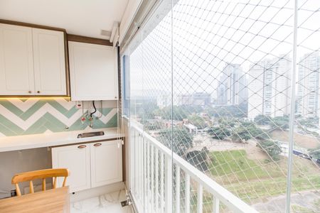 Apartamento para alugar com 54m², 1 quarto e 1 vaga Apartamento para alugar com 54m², 1 quarto e 1 vagaVaranda