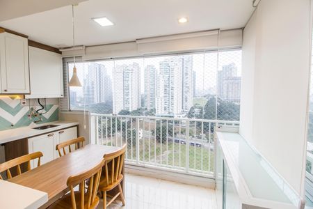 Apartamento para alugar com 54m², 1 quarto e 1 vaga Apartamento para alugar com 54m², 1 quarto e 1 vagaVaranda