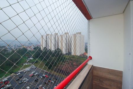Varanda da Sala de apartamento para alugar com 2 quartos, 55m² em Jardim do Estádio, Santo André