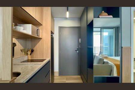 Studio para alugar com 29m², 1 quarto e sem vaga Studio para alugar com 29m², 1 quarto e sem vagaCozinha