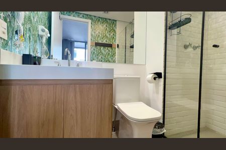 Studio para alugar com 29m², 1 quarto e sem vaga Studio para alugar com 29m², 1 quarto e sem vagaBanheiro