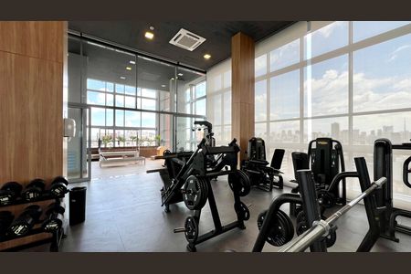 Studio para alugar com 29m², 1 quarto e sem vaga Studio para alugar com 29m², 1 quarto e sem vagaAcademia