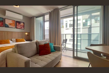 Studio para alugar com 29m², 1 quarto e sem vaga Studio para alugar com 29m², 1 quarto e sem vagaSala