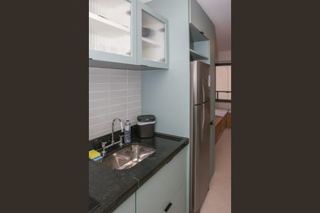 Studio para alugar com 25m², 1 quarto e sem vaga Studio para alugar com 25m², 1 quarto e sem vagaCozinha
