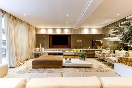 Sala de casa de condomínio à venda com 4 quartos, 600m² em Vila Albertina, São Paulo