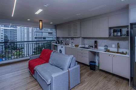 sala, cozinha e área de serviço compartilhadas_3 de apartamento para alugar com 3 quartos, 73m² em Vila Nair, São Paulo