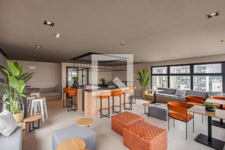 Studio para alugar com 25m², 1 quarto e sem vaga Studio para alugar com 25m², 1 quarto e sem vagaSalão de Festas