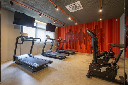 Studio para alugar com 25m², 1 quarto e sem vaga Studio para alugar com 25m², 1 quarto e sem vagaAcademia
