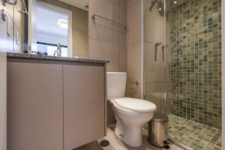 Studio para alugar com 25m², 1 quarto e sem vaga Studio para alugar com 25m², 1 quarto e sem vagaBanheiro