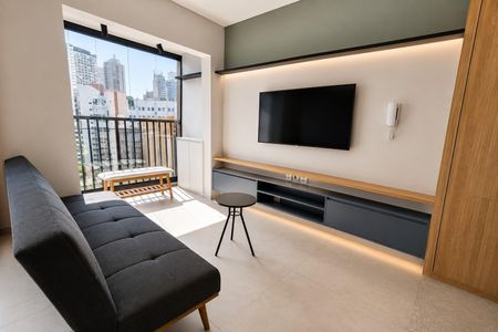 Sala de apartamento para alugar com 1 quarto, 37m² em Consolação, São Paulo