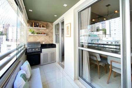 Varanda da Sala de apartamento à venda com 3 quartos, 85m² em Gutierrez, Belo Horizonte