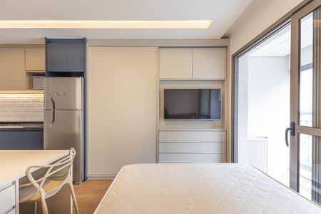 Studio de kitnet/studio para alugar com 1 quarto, 25m² em Indianópolis, São Paulo