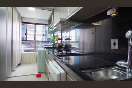 Apartamento à venda com 69m², 1 quarto e 2 vagas Apartamento à venda com 69m², 1 quarto e 2 vagasCozinha e Área de Serviço