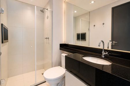 Studio para alugar com 20m², 1 quarto e sem vaga Studio para alugar com 20m², 1 quarto e sem vagaBanheiro