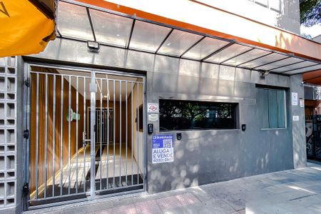 Studio para alugar com 19m², 1 quarto e sem vagaFachada - Plaquinha