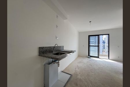 Foto 02 de apartamento à venda com 1 quarto, 27m² em Santo Amaro, São Paulo