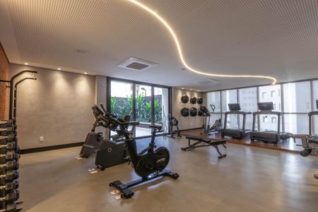 Apartamento para alugar com 108m², 3 quartos e 2 vagas Apartamento para alugar com 108m², 3 quartos e 2 vagasÁrea comum - Academia