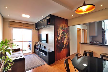 Sala  de apartamento à venda com 2 quartos, 70m² em Vila Vivaldi, São Bernardo do Campo
