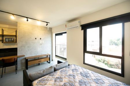 Studio para alugar com 32m², 1 quarto e 1 vaga Studio para alugar com 32m², 1 quarto e 1 vagaQuarto