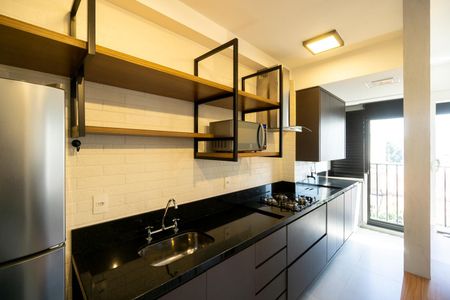 Studio para alugar com 32m², 1 quarto e 1 vaga Studio para alugar com 32m², 1 quarto e 1 vagaCozinha