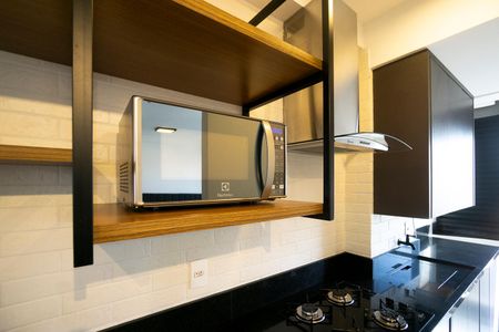 Studio para alugar com 32m², 1 quarto e 1 vaga Studio para alugar com 32m², 1 quarto e 1 vagaMicroondas
