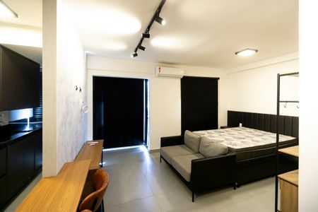 Studio para alugar com 32m², 1 quarto e 1 vaga Studio para alugar com 32m², 1 quarto e 1 vagaSala quarto e cozinha
