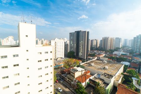 Vista da Sacada da Sala de apartamento para alugar com 1 quarto, 40m² em Vila Clementino, São Paulo