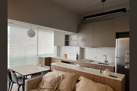 Foto 04 de apartamento para alugar com 1 quarto, 38m² em Cidade Monções, São Paulo