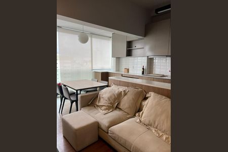 Foto 02 de apartamento para alugar com 1 quarto, 38m² em Cidade Monções, São Paulo