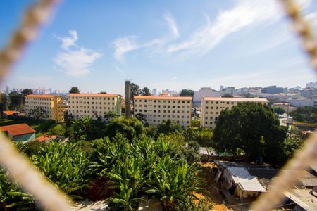 Vista da varanda de apartamento para alugar com 3 quartos, 86m² em Vila Scarpelli, Santo André