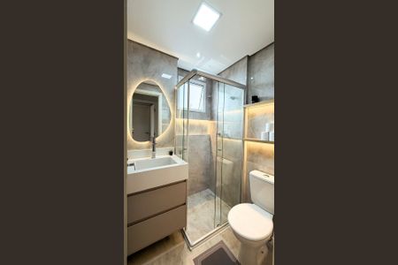 Banheiro de apartamento à venda com 2 quartos, 50m² em Chácara Cruzeiro do Sul, São Paulo