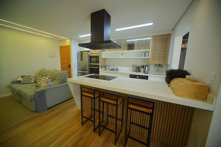 Apartamento à venda com 77m², 3 quartos e 2 vagasCozinha  - living 