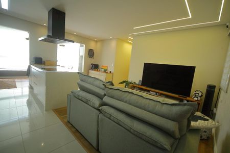 Sala - (living)  de apartamento à venda com 3 quartos, 77m² em Vila Marlene, São Bernardo do Campo