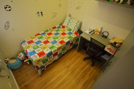 Apartamento à venda com 77m², 3 quartos e 2 vagasQuarto 3 