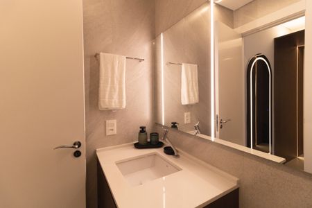 Studio para alugar com 32m², 1 quarto e sem vaga Studio para alugar com 32m², 1 quarto e sem vagaBanheiro