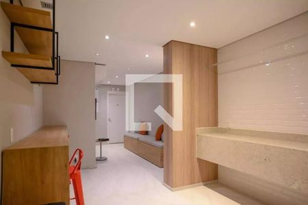 Studio para alugar com 32m², 1 quarto e sem vaga Studio para alugar com 32m², 1 quarto e sem vagaLavanderia